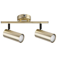 DECKENSTRAHLER 36/9/18 cm  - Messingfarben, KONVENTIONELL, Metall (36/9/18cm)