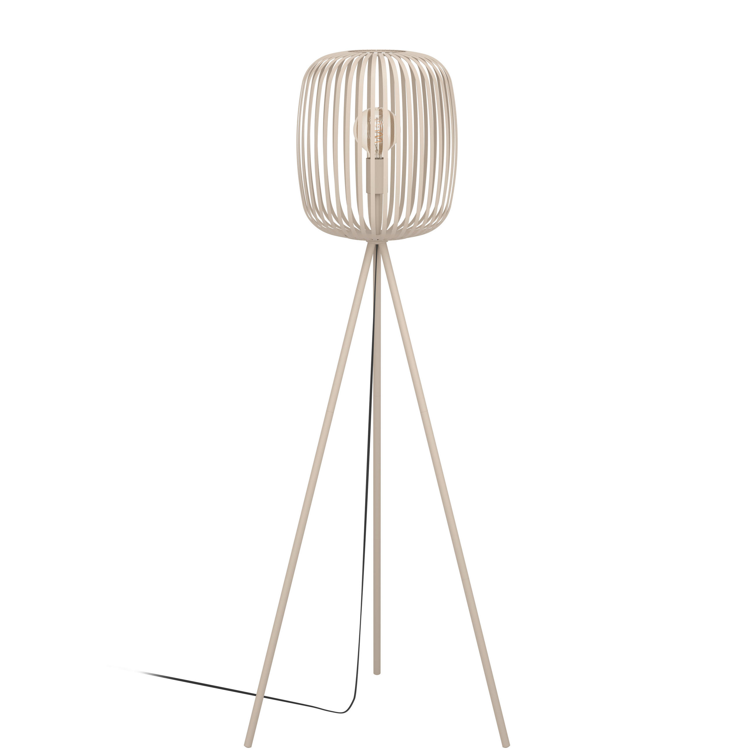 STEHLEUCHTE 32.5/140.5 cm Skandinavisch  - Sandfarben, MODERN, Metall (32.5/140.5cm) - Eglo