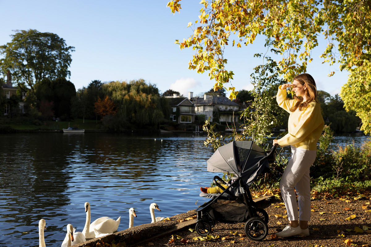 BUGGY Litetrax Pro  - Dunkelgrün, Basics, Textil (58/104/94cm) - Joie