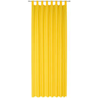 ZAVESA SA PETLJAMA ZA KAČENJE žuta - žuta, Dizajnerski, tekstil (135/245cm) - Boxxx