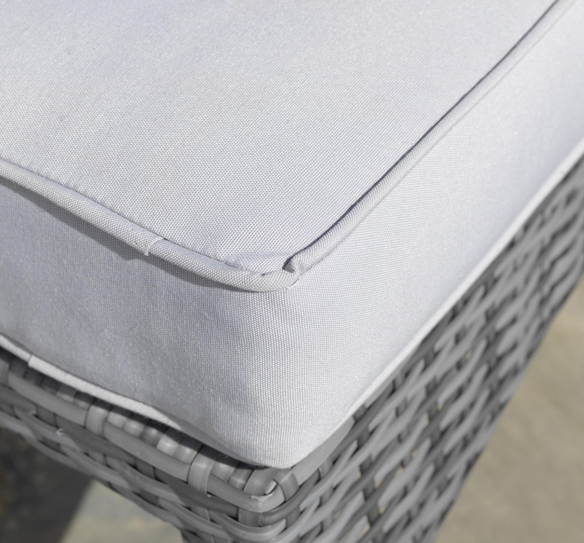 LEŽALJKA VRTNA  siva, svijetlo siva  metal, plastika, tekstil      - siva/svijetlo siva, Design, metal/tekstil (75/190cm) - Ambia Garden