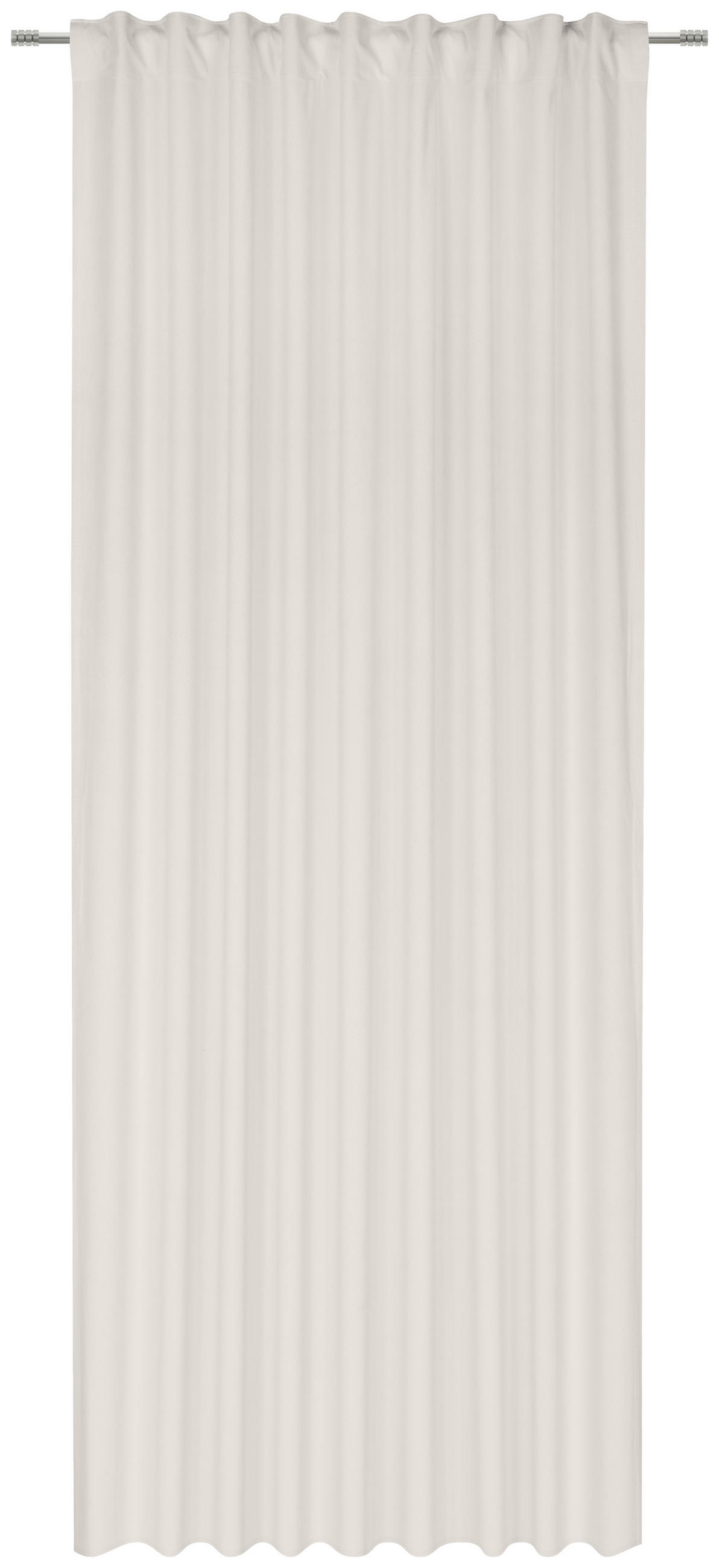 FERTIGVORHANG halbtransparent  - Weiss, Konventionell, Textil (140/245cm) - Esposa
