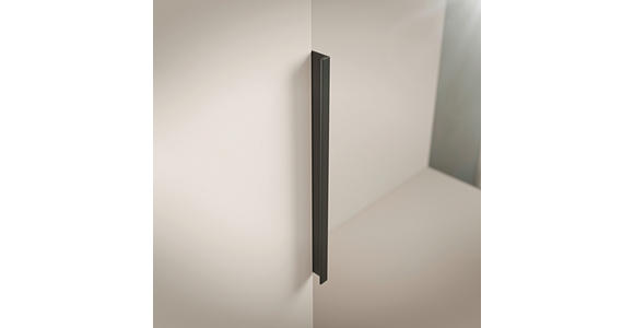 GARDEROBENSCHRANK  in 50/205/40 cm  - Kaschmir/Schwarz, Design, Holzwerkstoff/Kunststoff (50/205/40cm) - Carryhome