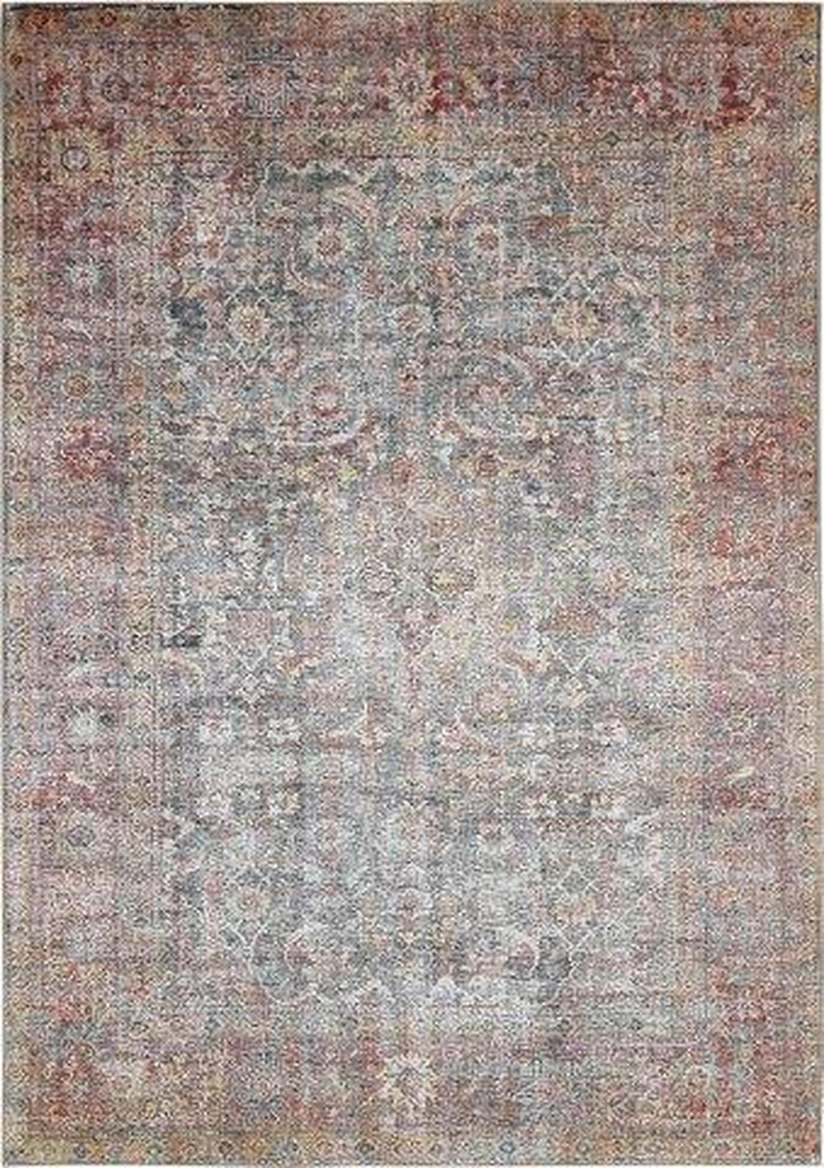 VINTAGE-TEPPICH 120/170 cm Lago Rostfarben, Grau  - Rostfarben/Grau, LIFESTYLE, Textil (120/170cm) - Novel