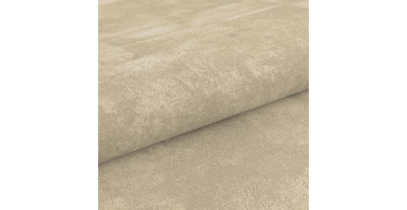 SCHLAFSOFA Chenille Beige Rückenkissen, Armlehnenkissen, Bettkasten, Schlaffunktion, Rücken echt  - Beige/Schwarz, KONVENTIONELL, Textil/Metall (203/94/96cm) - Carryhome