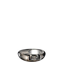 TEELICHTGLAS - Grau, Basics, Glas (10cm) - Leonardo