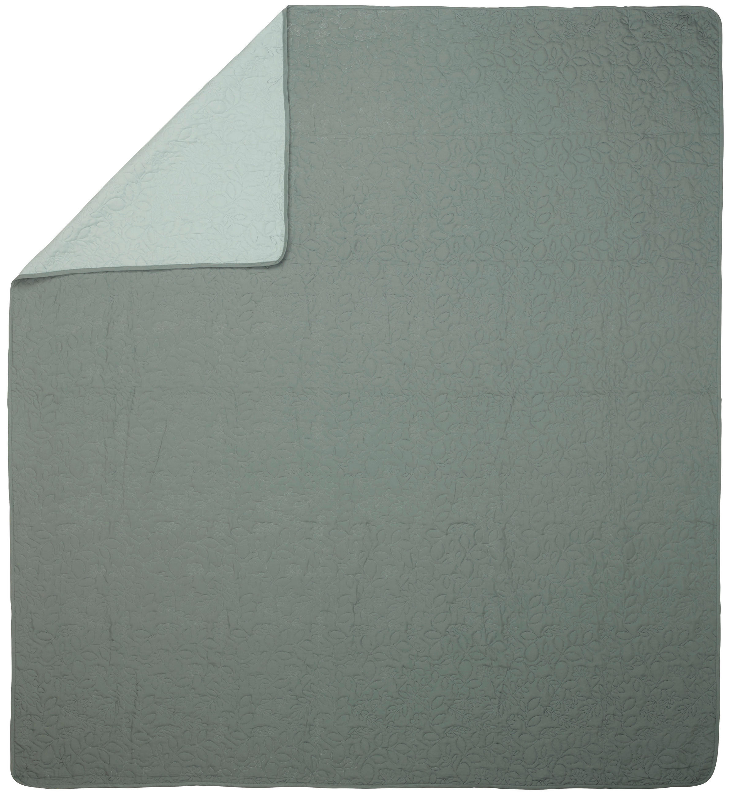 WOHNDECKE 220/240 cm  - Jadegrün/Hellgrün, Basics, Textil (220/240cm) - Novel