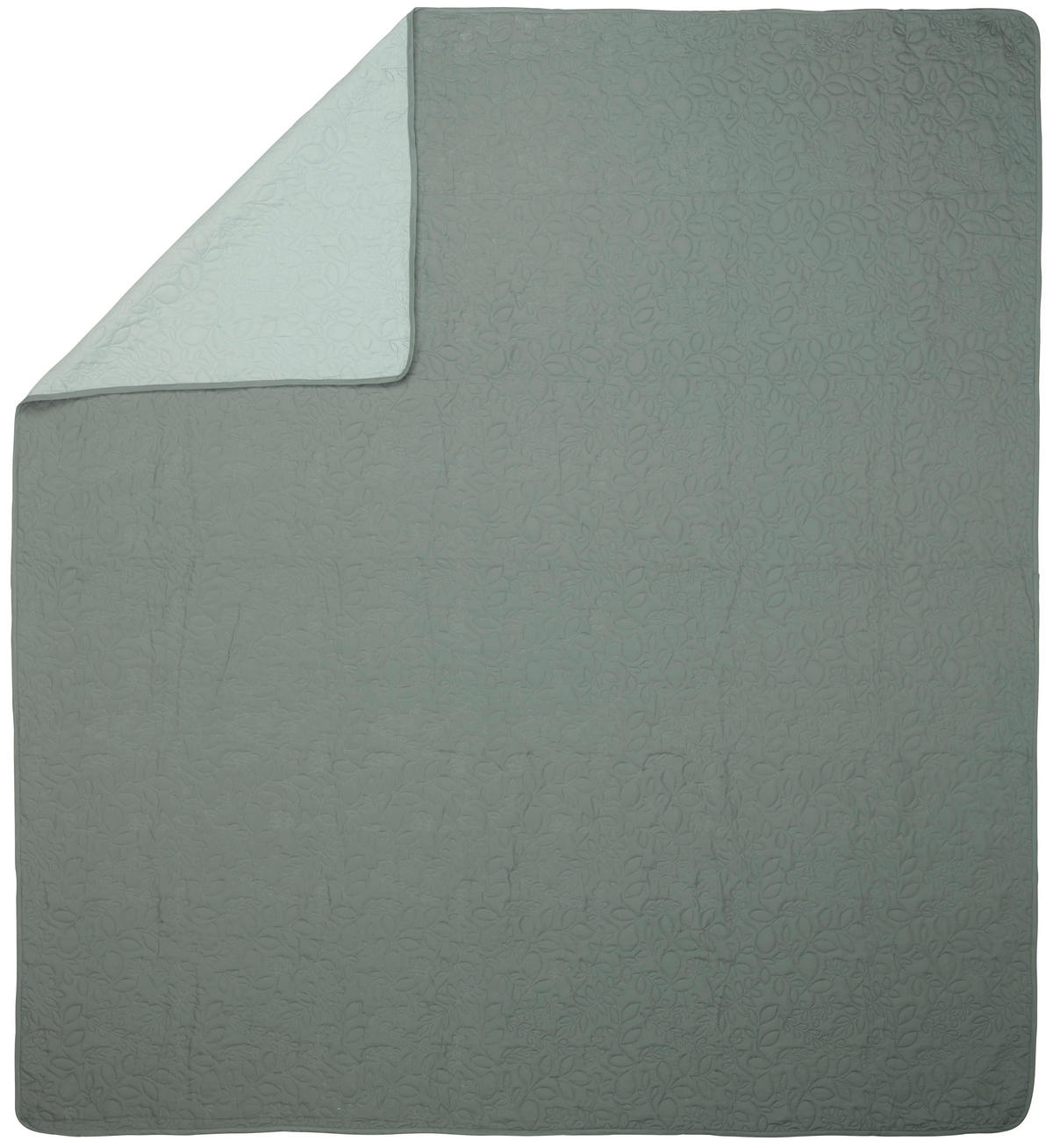 WOHNDECKE 220/240 cm  - Jadegrün/Hellgrün, Basics, Textil (220/240cm) - Novel