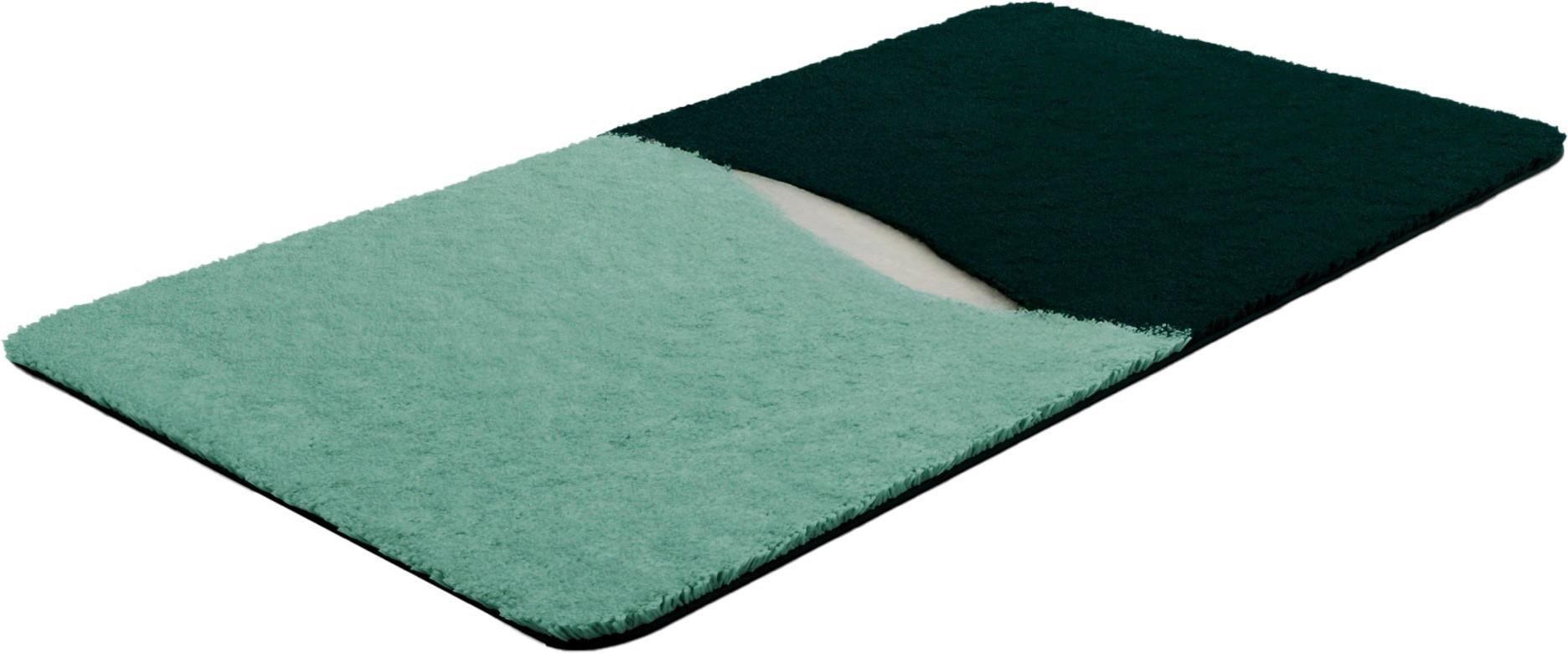 BADTEPPICH Mintgrün 70/120 cm  - Mintgrün, Basics, Kunststoff/Textil (70/120cm) - Grund