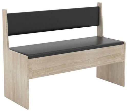 SITZBANK 110/80/42 cm Sonoma Eiche  - Weiß/Sonoma Eiche, MODERN (110/80/42cm) - MID.YOU