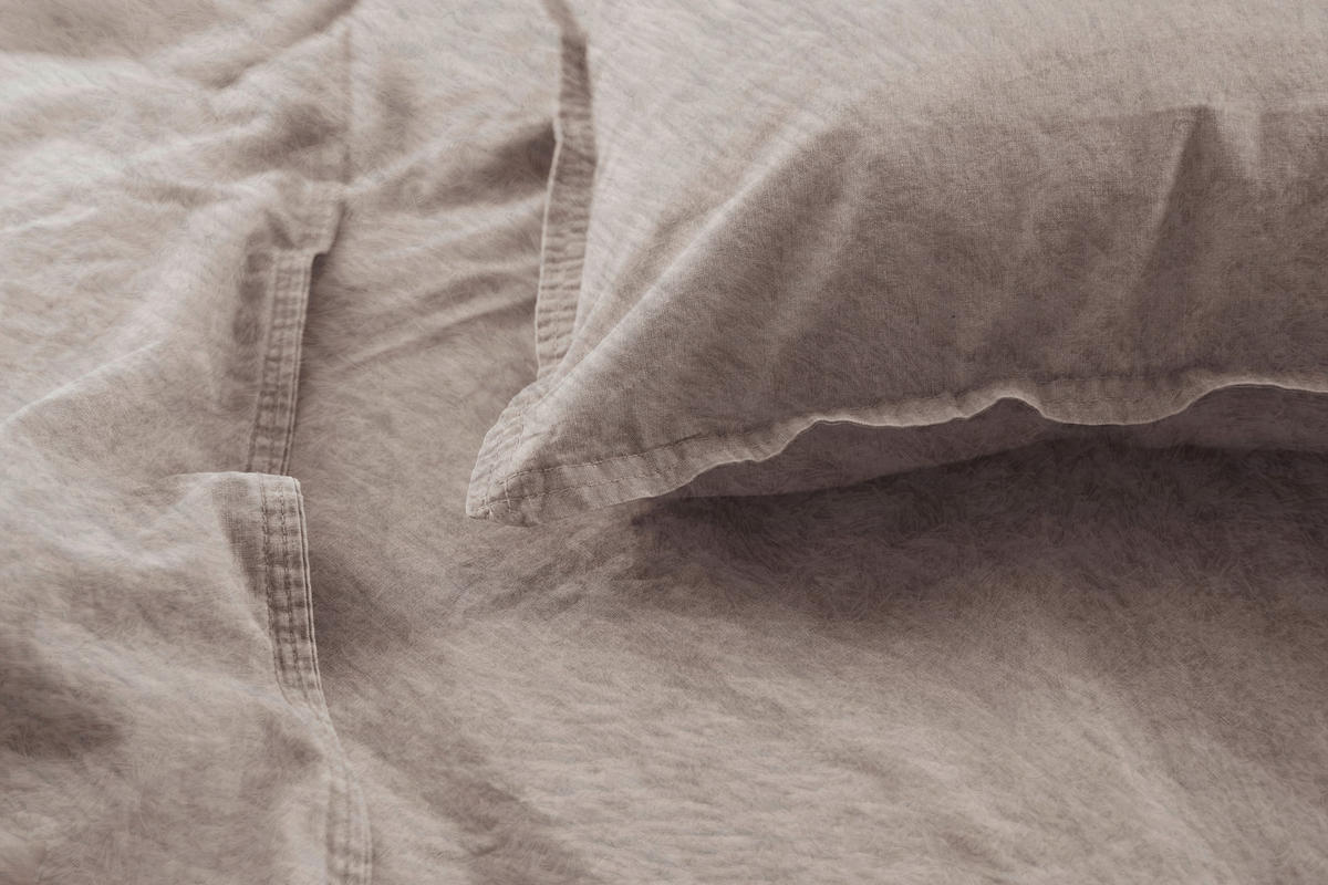 BETTWÄSCHE Flanell 155/220 cm  - Naturfarben, Basics, Textil (155/220cm)
