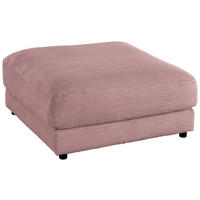 HOCKER in Textil Rosa  - Schwarz/Rosa, Design, Kunststoff/Textil (100/86/100cm) - Lomoco