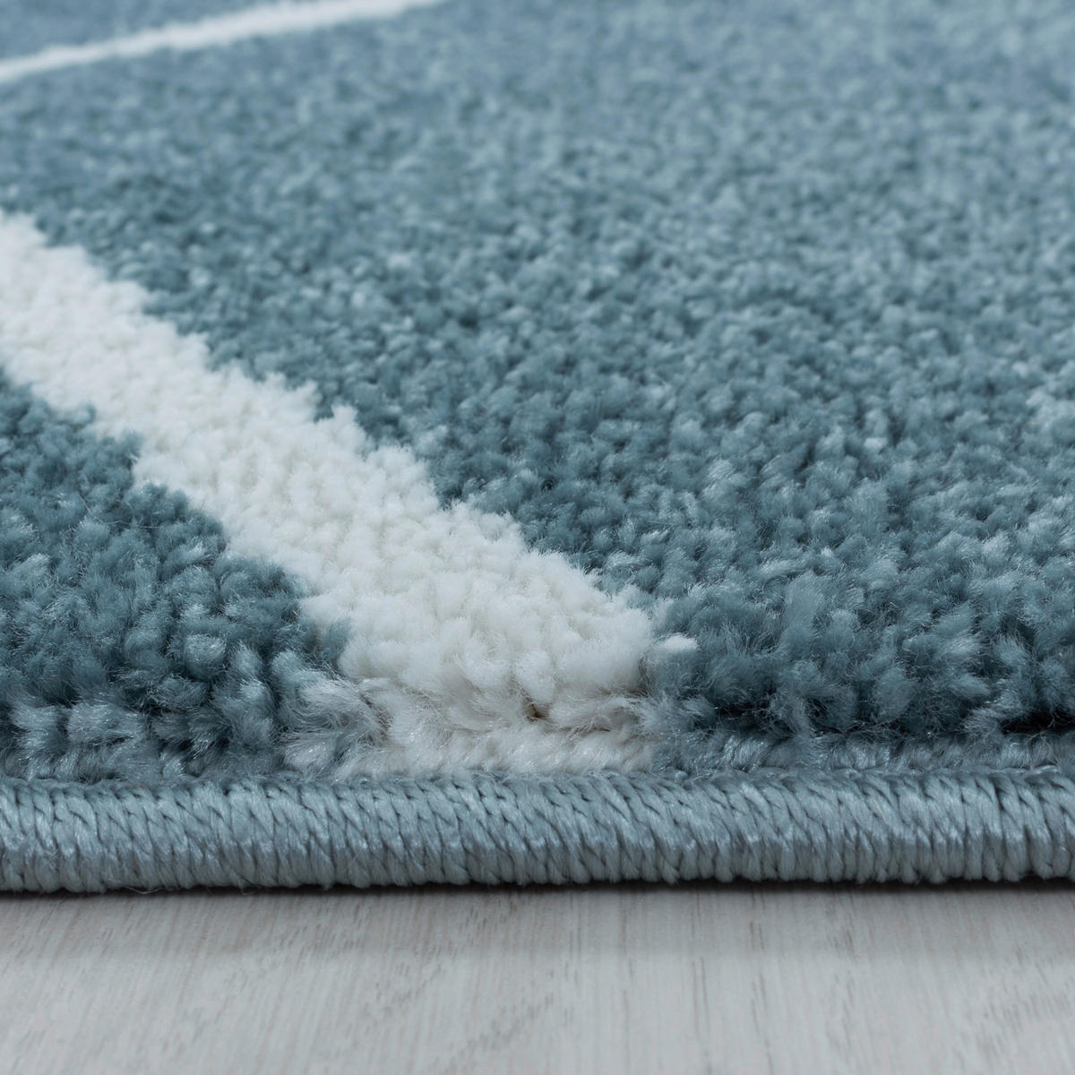 LÖPARE 80/250 cm Rio 4602 blau  - blå, Basics, textil (80/250cm)