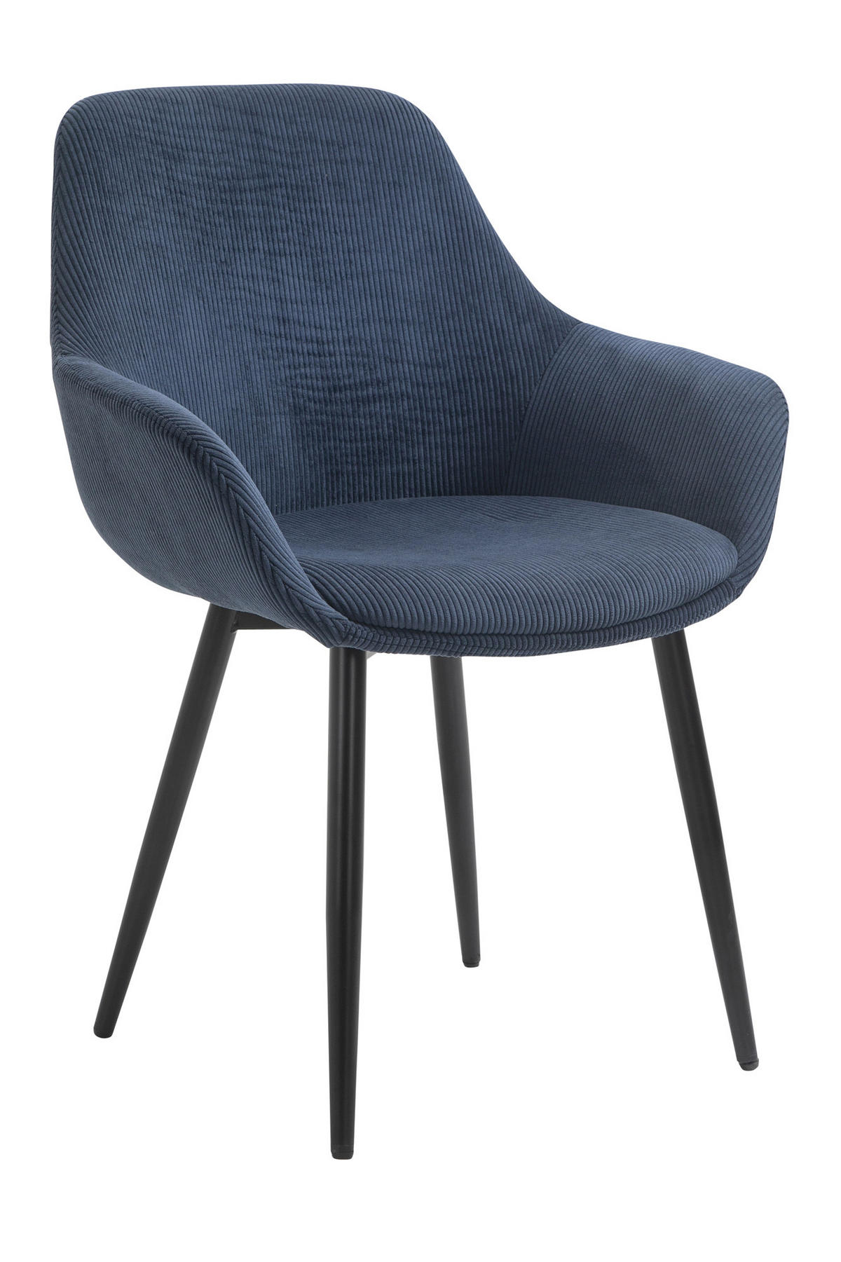 TISCHGRUPPE Naturfarben, Dunkelblau  - Dunkelblau/Naturfarben, MODERN, Holz/Textil (180/90/76,5cm) - Livetastic