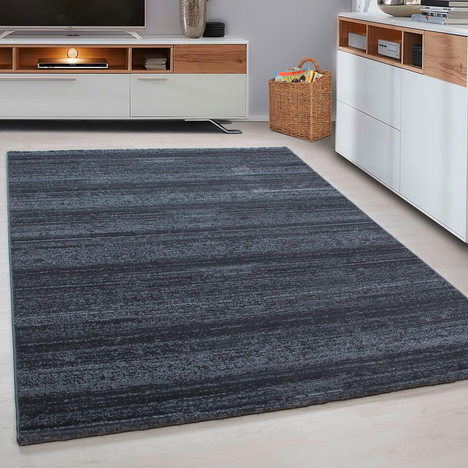 WEBTEPPICH 160/230 cm Plus 8000 Grau  - Grau, Design, Textil (160/230cm)