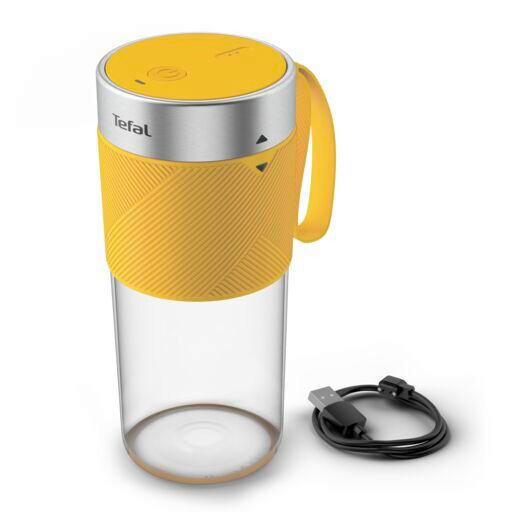 MEŠALNIK ZA SMOOTHIE - rumena, Basics, umetna masa (0.3l) - Tefal