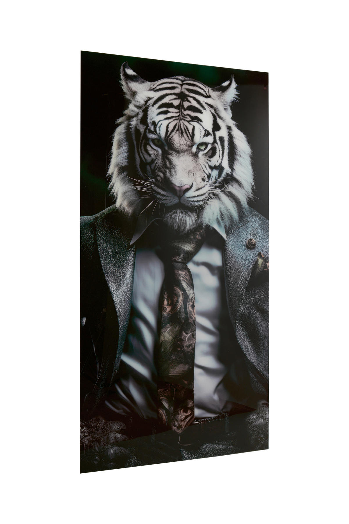 GLASBILD Tiere Multicolor 90/180 cm  - Multicolor, Design, Glas (90/180cm)
