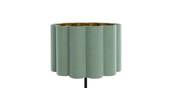 STEHLEUCHTE 40/150 cm    - Schwarz/Grün, Trend, Kunststoff/Textil (40/150cm) - Novel