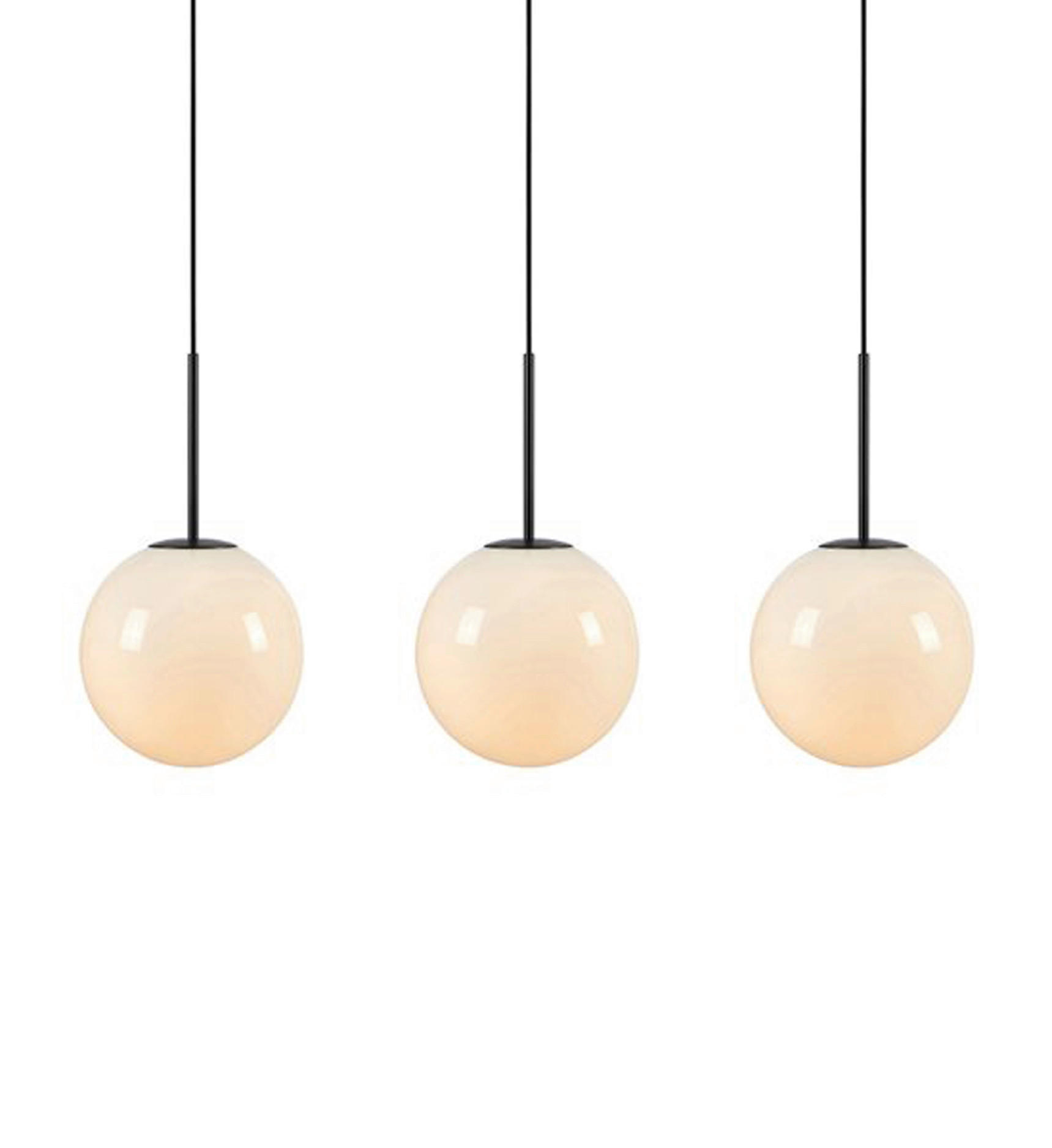 HÄNGELEUCHTE DIONE 105/47/25 cm   - Weiß, Design, Glas (105/47/25cm) - Markslöjd