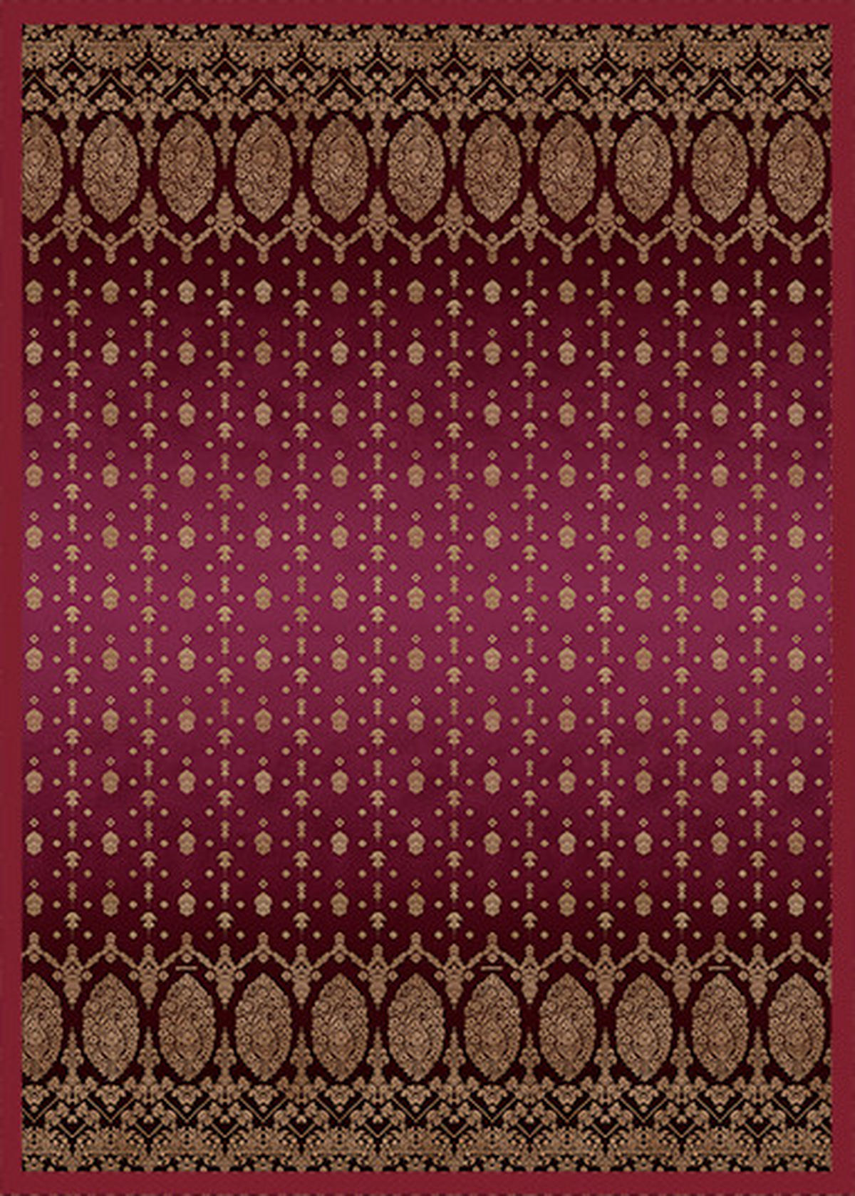 PREKRIVAČ 240/250 cm  GOLD DECOR  - crvena, Design, tekstil (240/250cm) - Bassetti