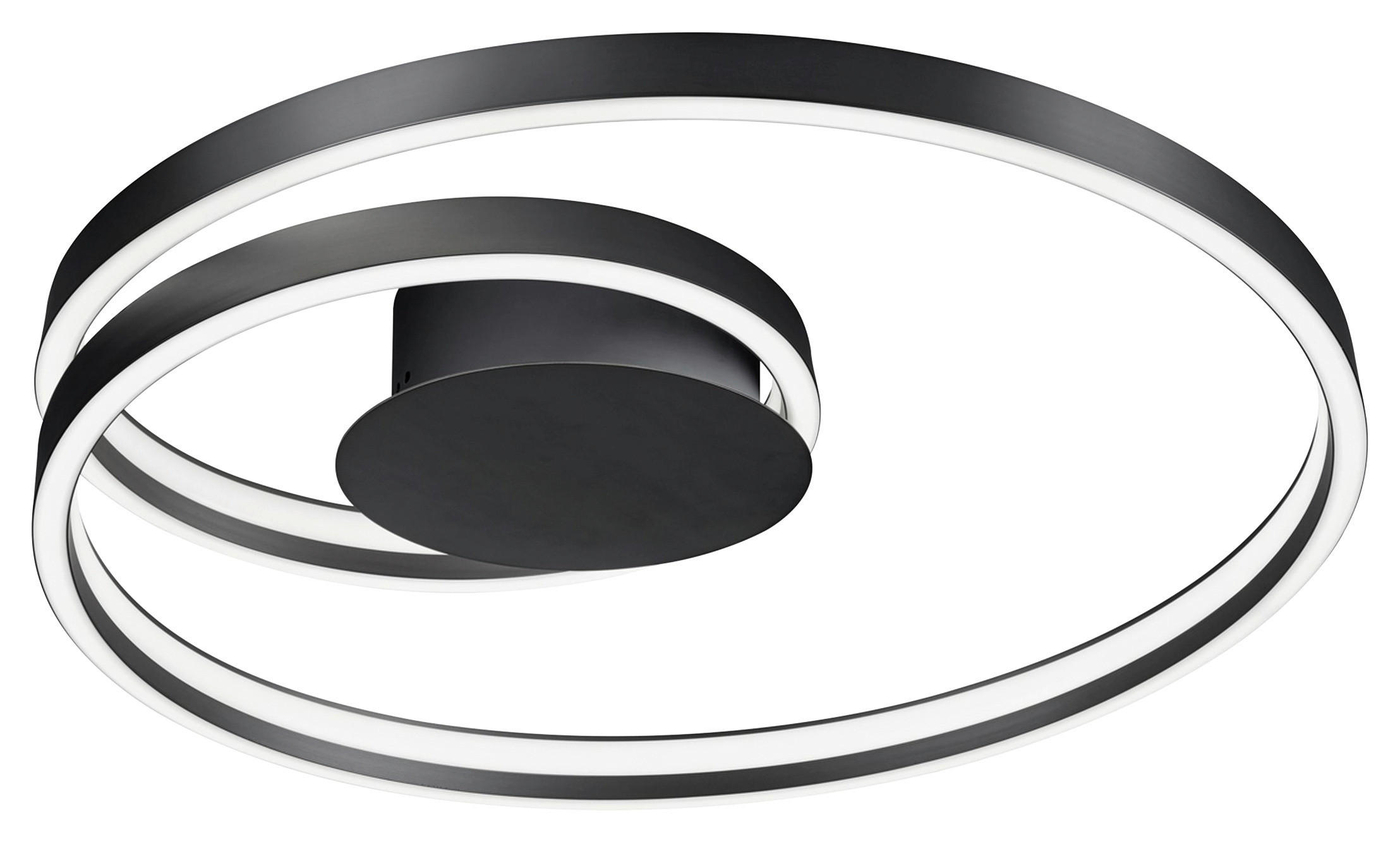 LED MENNYEZETI LÁMPA - fekete, Lifestyle, fém (72/12cm) - Cinque