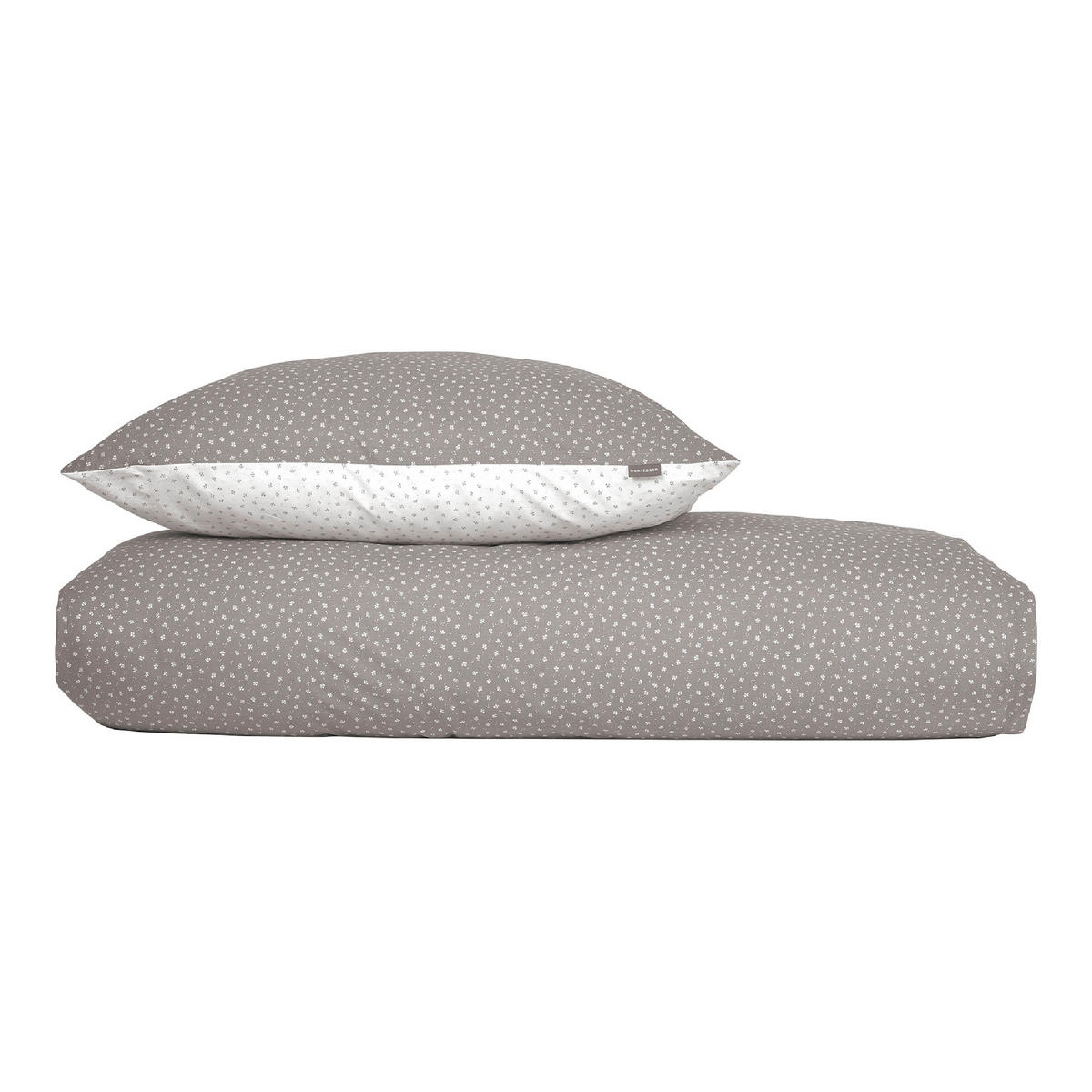 BETTWÄSCHE 2-teilig MILLIE Renforcé 135/200 cm  - Grau, Basics, Textil (135/200cm)