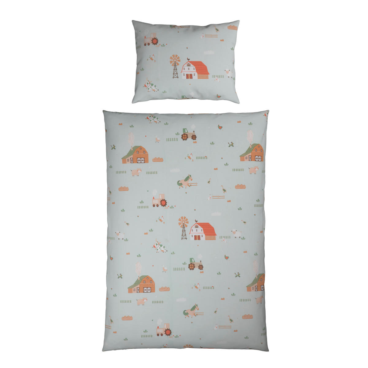 BABYBETTWÄSCHE Webstoff 100/135 cm  - Grün, Basics, Textil (100/135cm) - Avelia