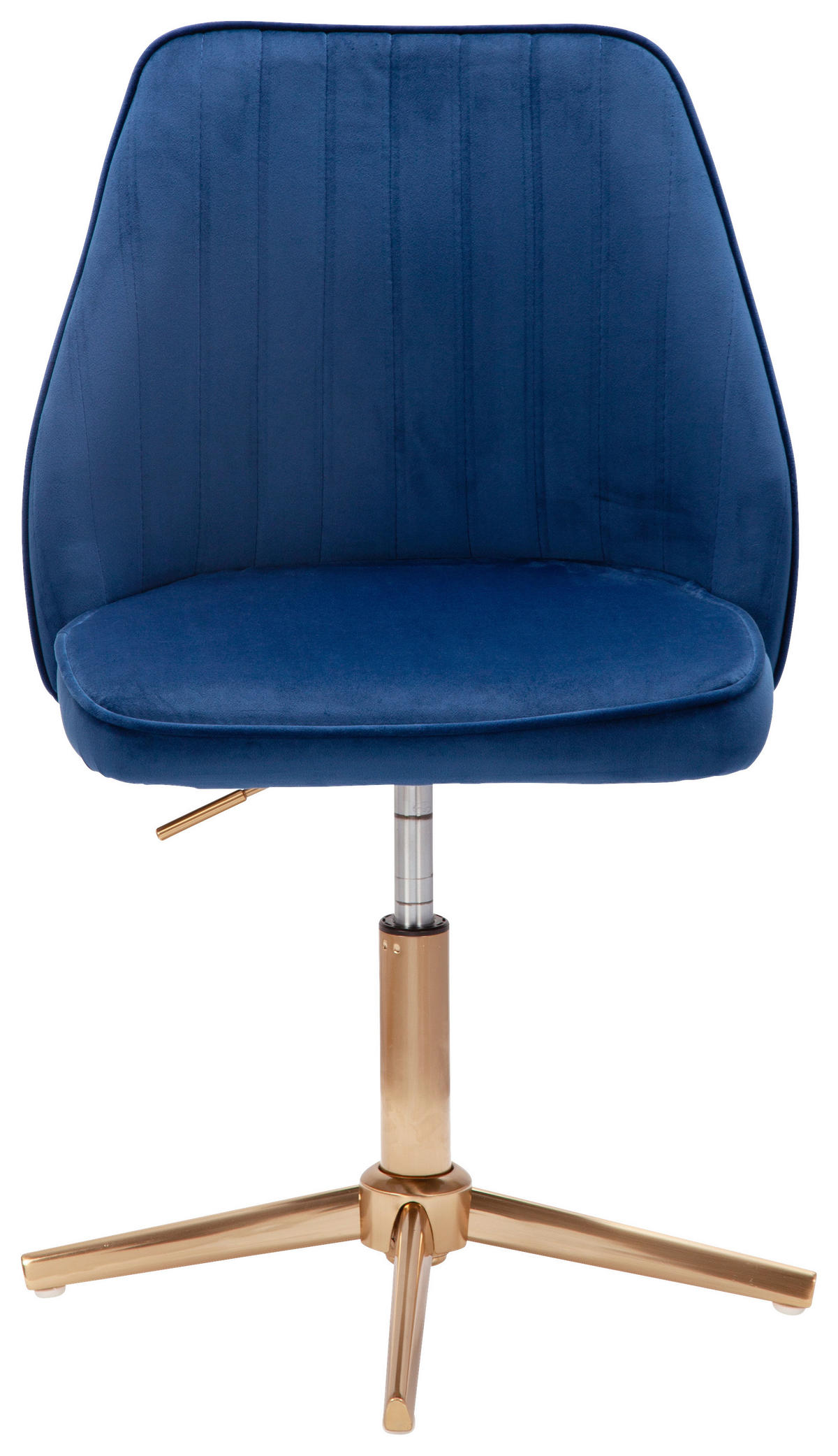 STOL, modra  - zlate barve/modra, Konvencionalno (60/100/60cm) - MID.YOU