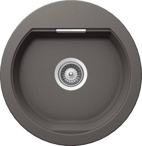 SPÜLE MONR100USIL  - Grau, Basics, Stein (48,5/50cm) - Schock