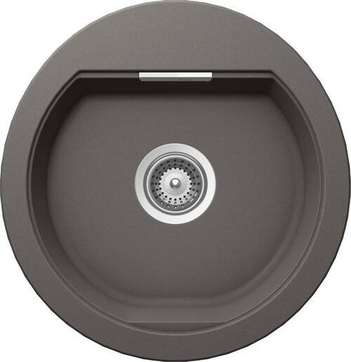 SPÜLE MONR100ASIL  - Grau, Basics, Stein (48,5/50cm) - Schock