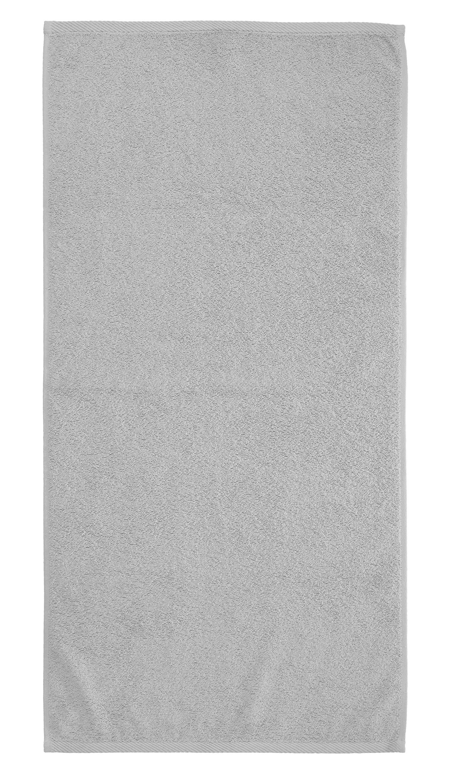 RUČNÍK, 50/100 cm, šedá - šedá, Basics, textil (50/100cm) - Boxxx