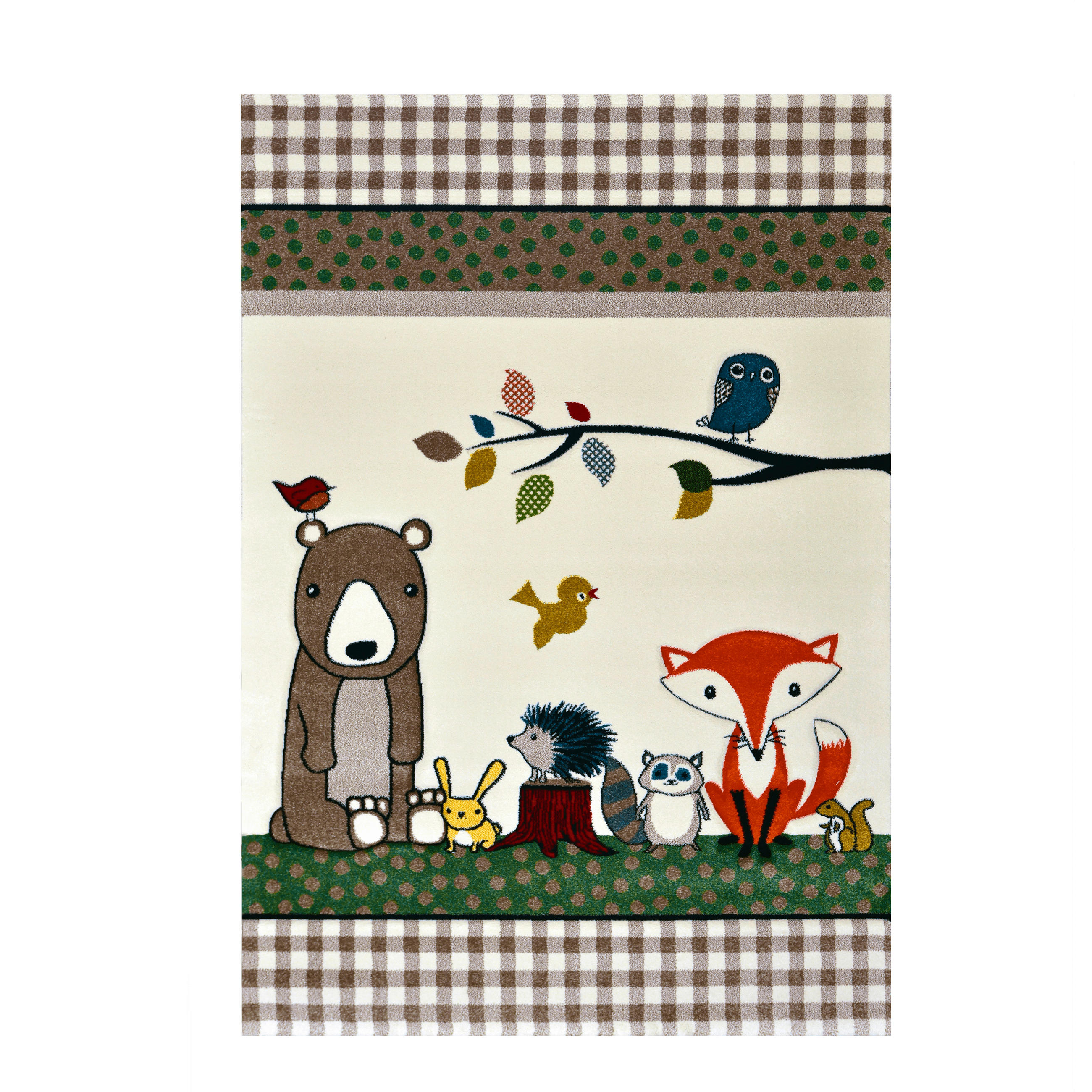 KINDERTEPPICH 120/170 cm Diamond kids Creme  - Creme, KONVENTIONELL, Textil (120/170cm)