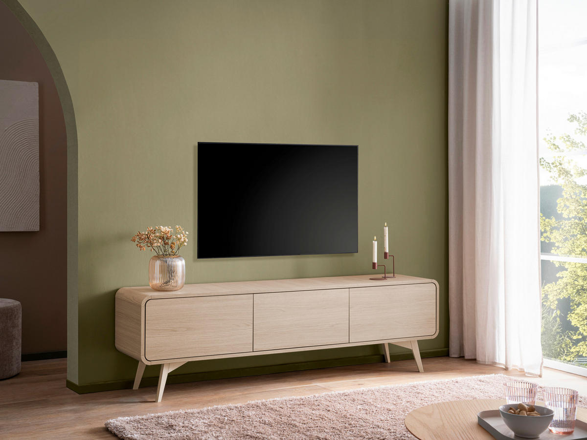 LOWBOARD  180/53/39 cm  Typenauswahl, stehend  - Eichefarben, Design, Holz/Holzwerkstoff (180/53/39cm) - Livetastic