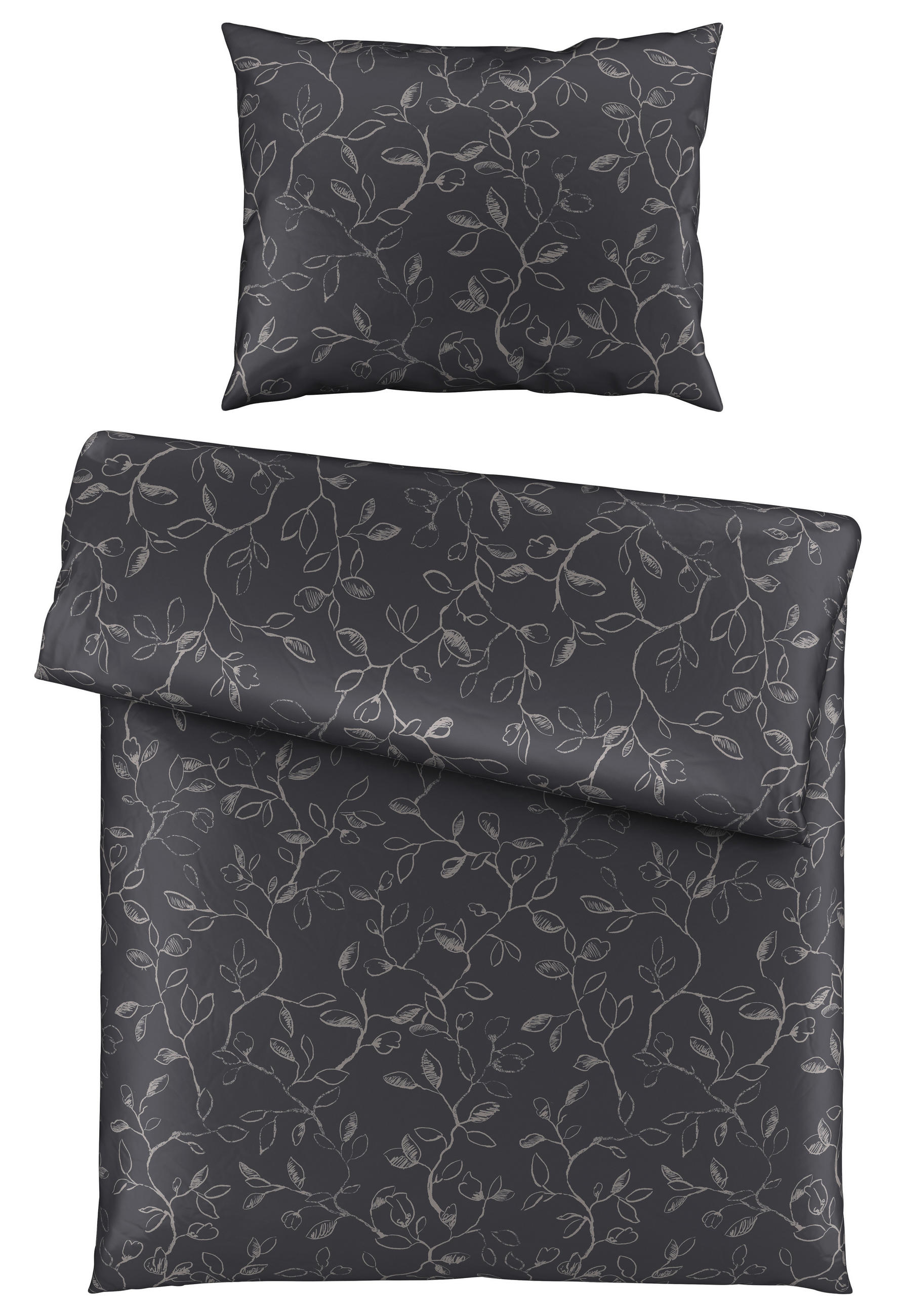 ÁGYNEMŰHUZAT-GARNITÚRA 140/200 cm  - antracit, Natur, textil (140/200cm) - Bio:Vio
