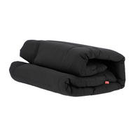 LIEGENAUFLAGE in Schwarz Uni  - Schwarz, Basics, Textil (78/6/195cm) - FIAM