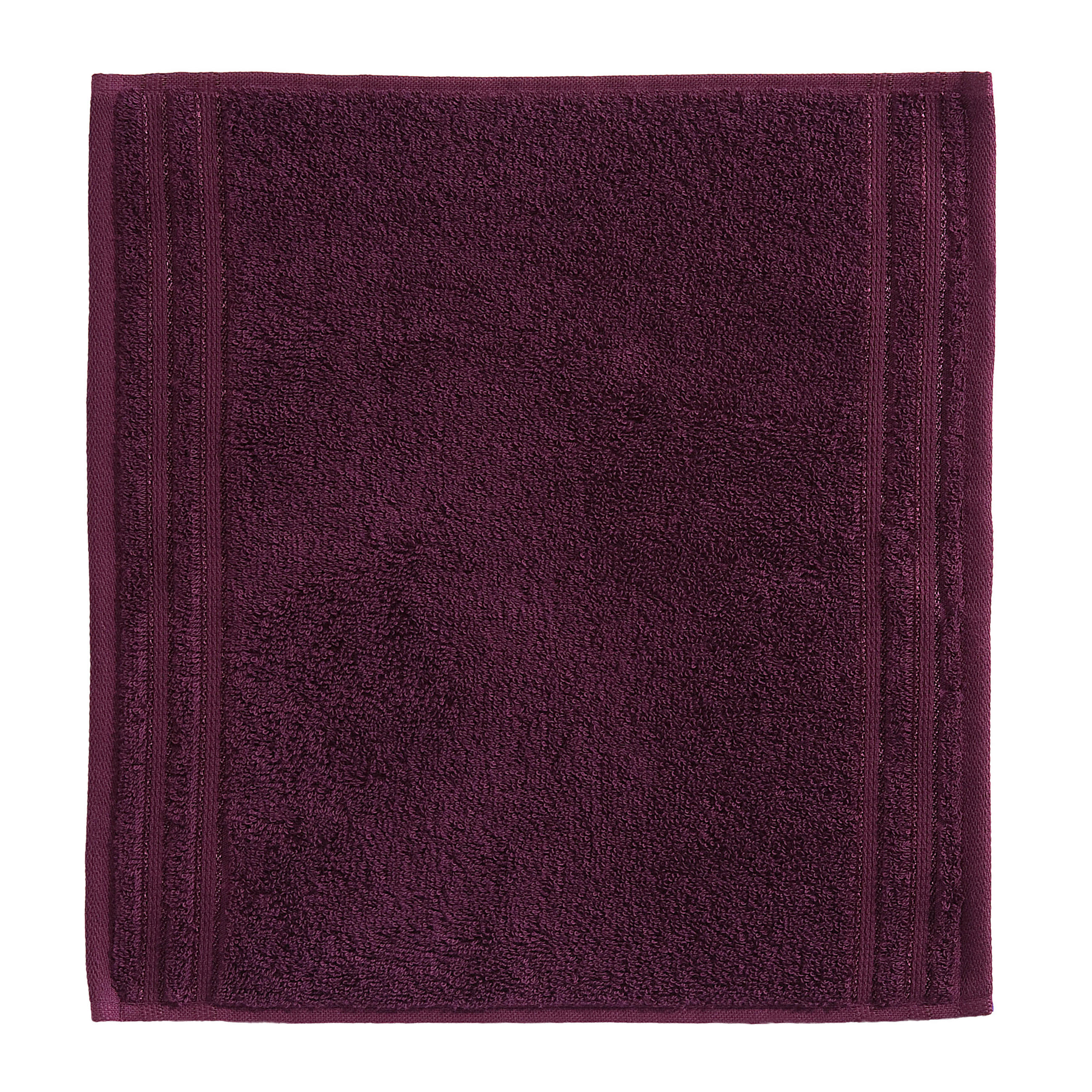 UTERÁK NA TVÁR, baklažánová - baklažánová, Basics, textil (30/30cm) - Vossen