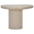 BEISTELLTISCH 59,5/39,5-46/40,5 cm Creme organisch  - Creme, LIFESTYLE, Holzwerkstoff (59,5/39,5-46/40,5cm) - Novel