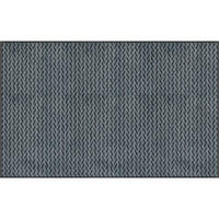 COVORAș DE INTRARE 75/120 cm  - gri albastru/antracit, Konventionell, plastic/textil (75/120cm) - wash+dry