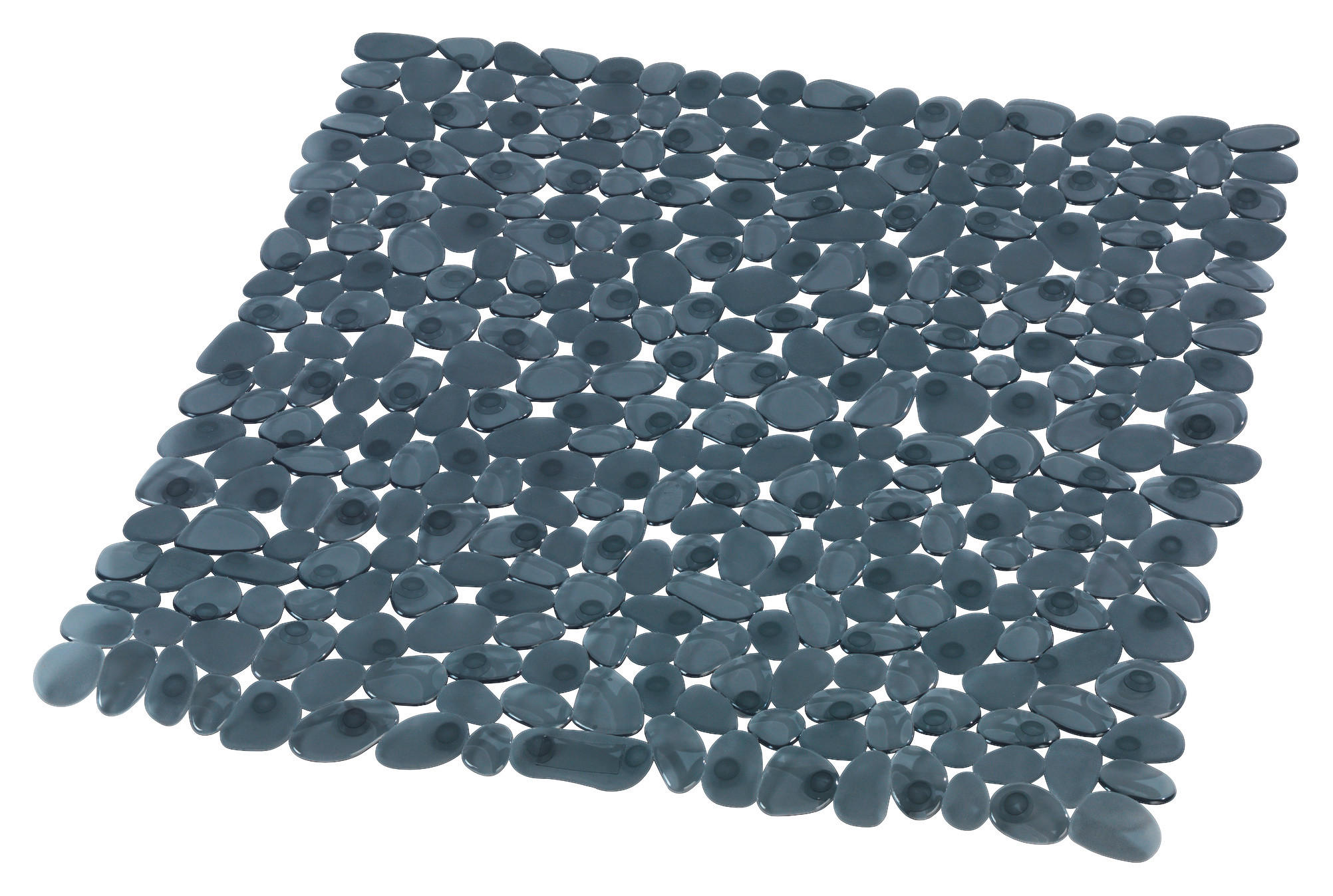 DUSCHEINLAGE - Anthrazit, Basics, Kunststoff (54/54cm) - Wenko