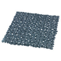 DUSCHEINLAGE - Anthrazit, Basics, Kunststoff (54/54cm) - Wenko