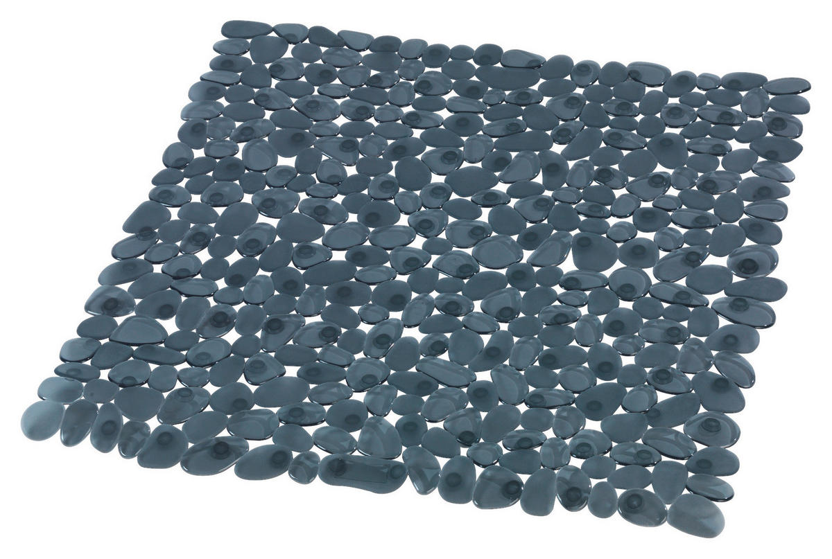 DUSCHEINLAGE - Anthrazit, Basics, Kunststoff (54/54cm) - Wenko