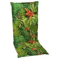 SESSELAUFLAGE in Grün, Dunkelgrün, Hellgrün Floral  - Dunkelgrün/Hellgrün, Design, Textil (50/7/120cm)
