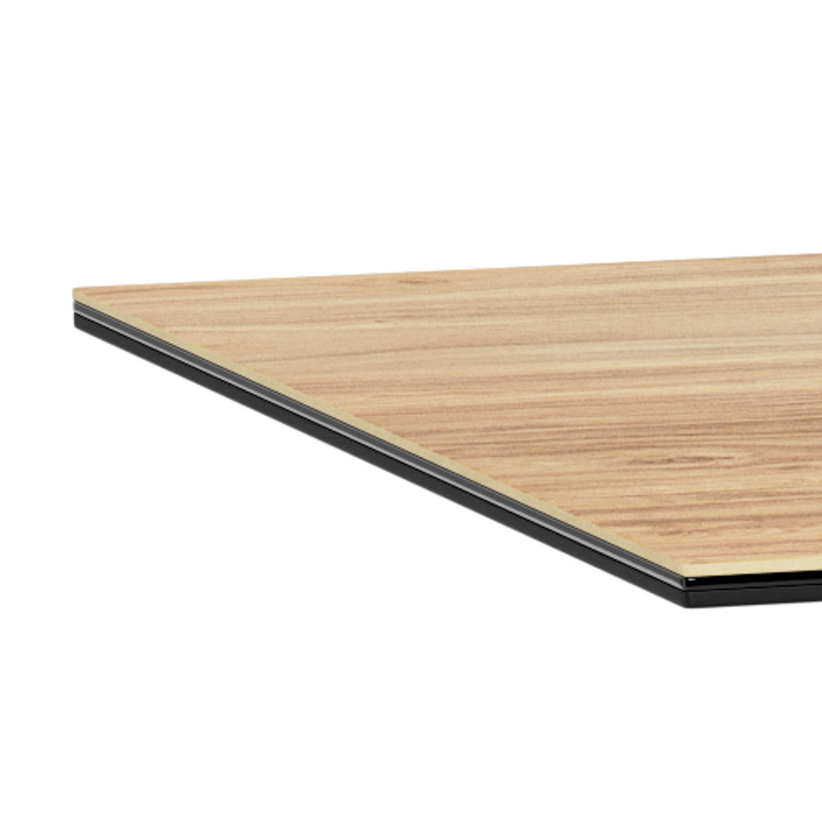 ESSTISCH in Metall, Glas, Keramik 200/100/75,5 cm  - Eichefarben/Schwarz, MODERN, Glas/Keramik (200/100/75,5cm) - MID.YOU