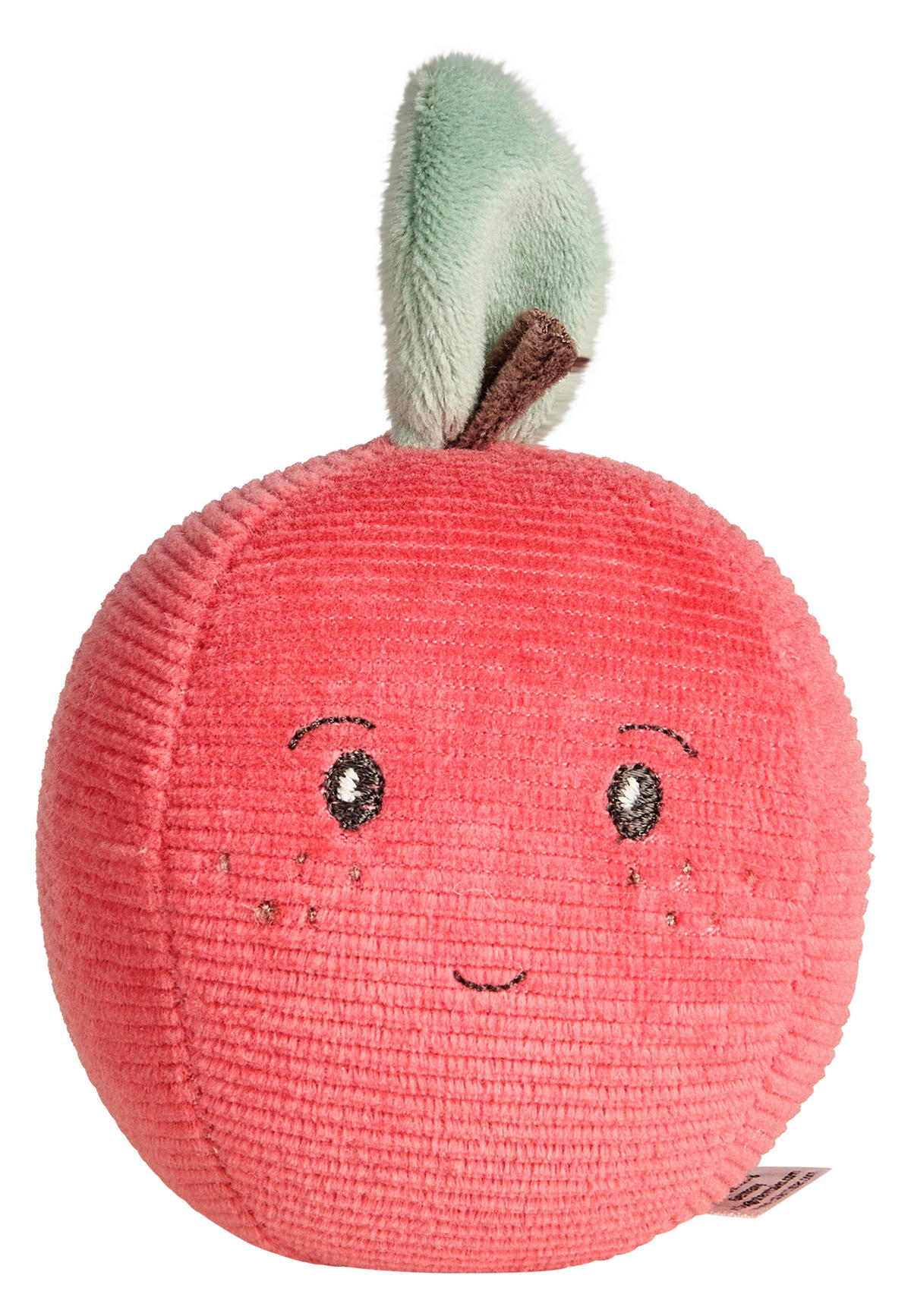 KUSCHELTIER Früchte 9/9/9 cm  - Hellrot, Basics, Textil (9/9/9cm) - Sterntaler