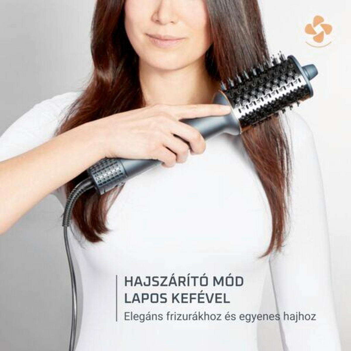 hajszárító, hajvasaló - fekete, Basics, műanyag (10cm) - Rowenta