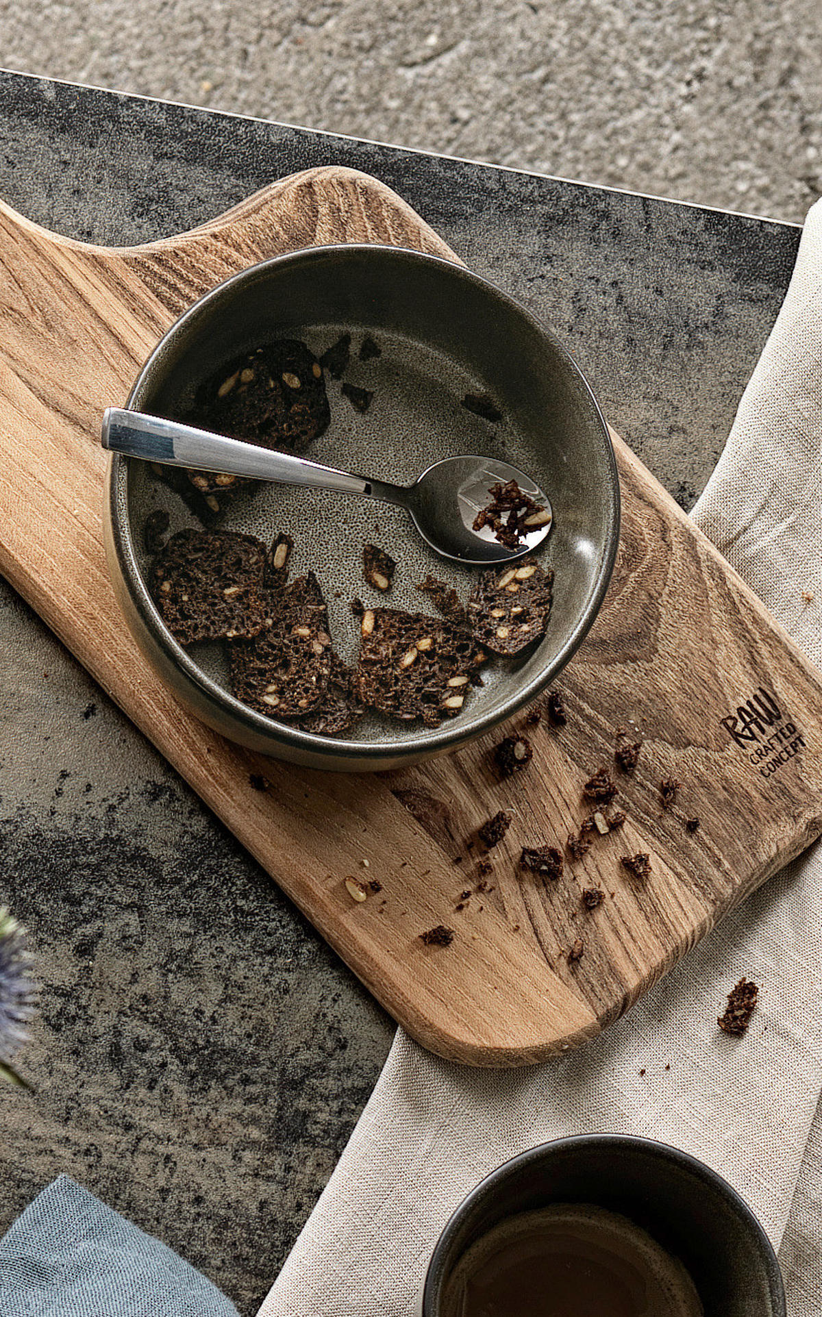 SCHÜSSELSET RAW 6-teilig 13,5 cm  - Graubraun, Basics, Keramik (13,5cm) - Aida