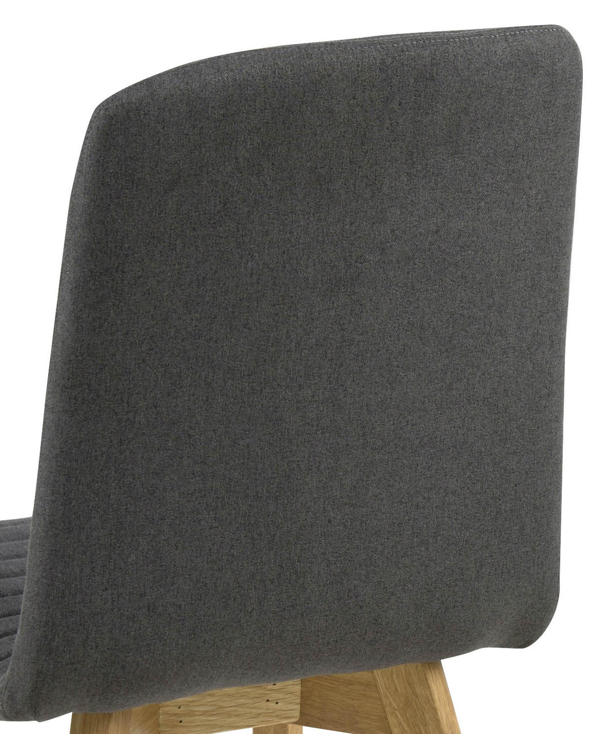 STUHL Webstoff Anthrazit, Eichefarben  - Eichefarben/Anthrazit, LIFESTYLE, Holz/Textil (42/90/43cm) - Livetastic