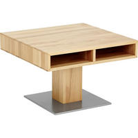 COUCHTISCH in Holz 69/69/47 cm  - Champagner/Buchefarben, Design, Holz/Metall (69/69/47cm) - Anrei