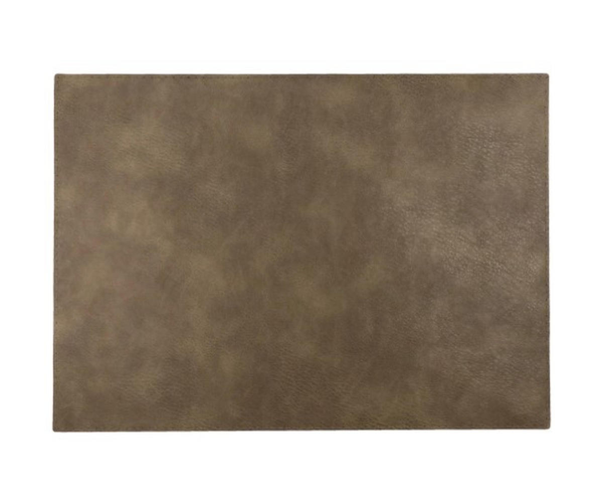 BORDSTABLETT textil läderimitation brun 43/30 cm  - brun, Basics, textil (43/30cm)