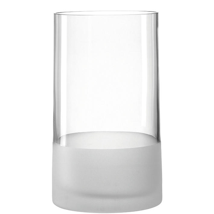 VÁZA, sklo, 26 cm - průhledné, Basics, sklo (15/26/15cm) - Leonardo